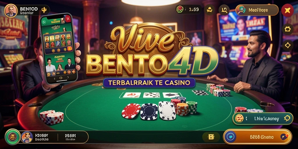 Tampilan gameplay BENTO4D yang menarik dan interaktif dalam Live Casino.