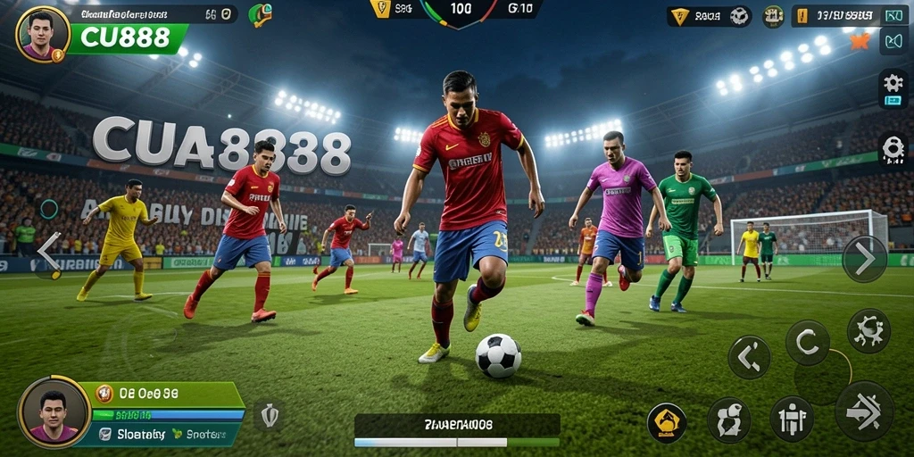 Tampilan permainan CU888 yang penuh aksi dan keseruan olahraga.