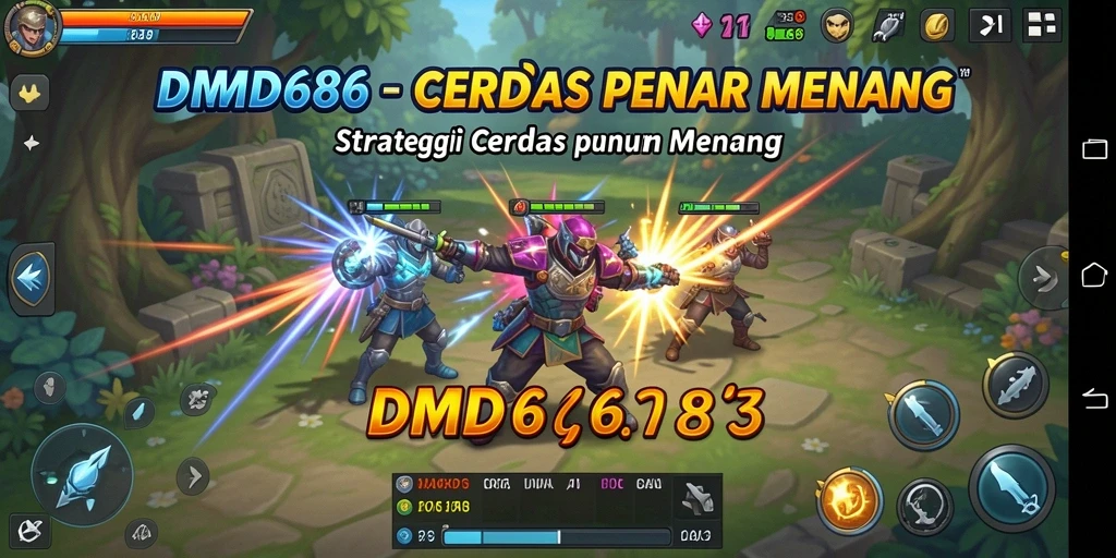 Tampilan gameplay DMD686 yang menarik dan penuh strategi.