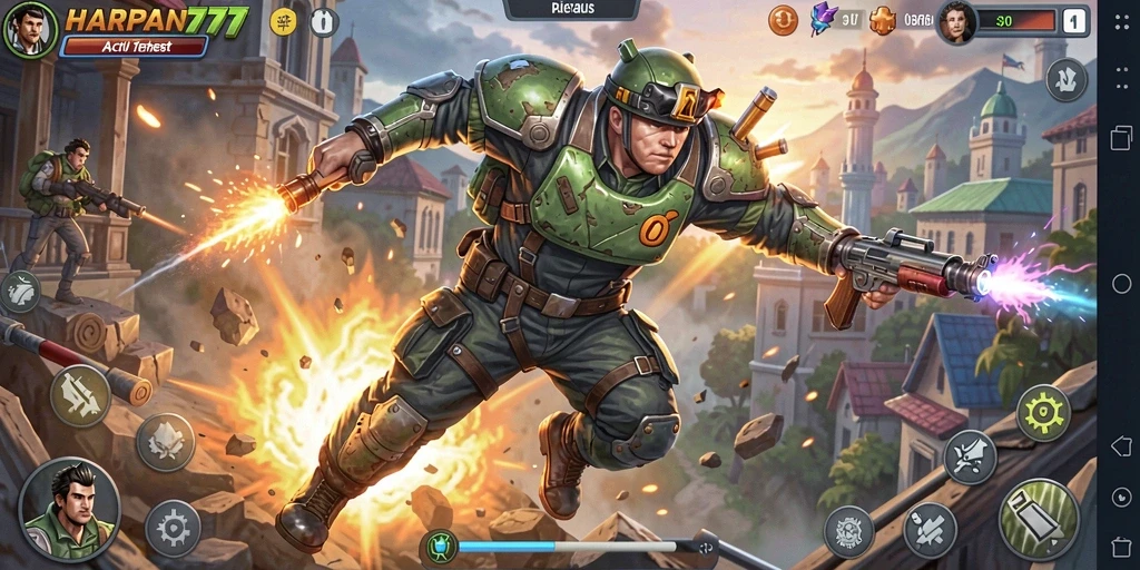 Tangkapan layar gameplay HARAPAN777 yang mendebarkan dan penuh aksi.
