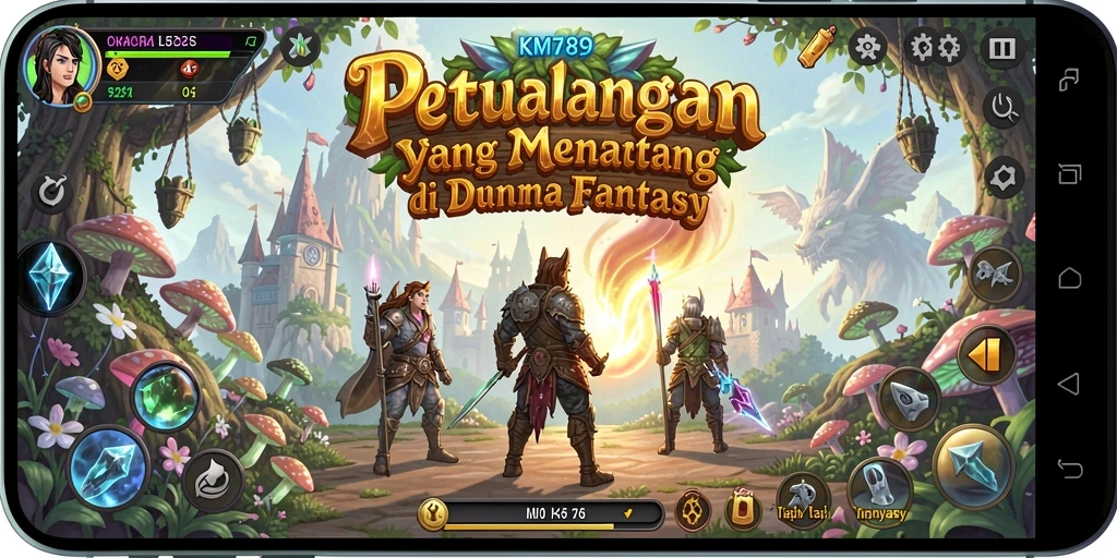 Tampilan dinamis dari gameplay KM789 yang menantang.