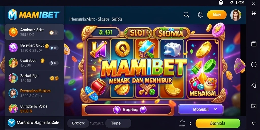 Tampilan gameplay MAMIBET yang mengasyikkan dengan grafis slot yang menawan.