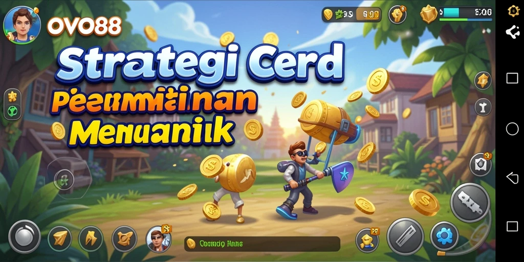 Tangkapan layar OVO88 menampilkan aksi strategi mendebarkan dalam permainan.