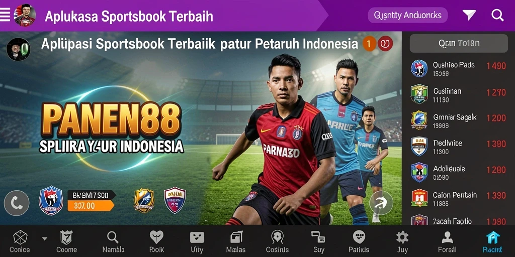 Tampilan menarik dari gameplay Sportsbook PANEN88 yang mengasyikkan.